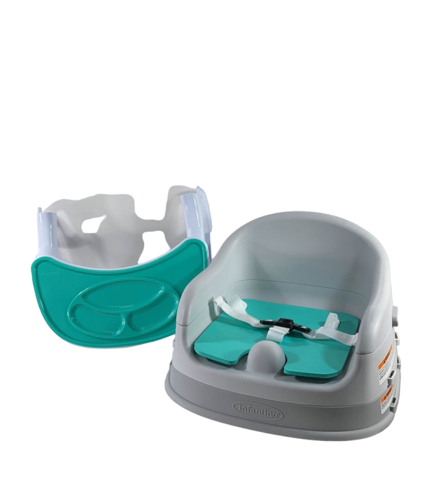 Shop Infantino Grow With Me 4 In 1 Two Can Dine Deluxe Booster Seat, Teal at Goodbuygears