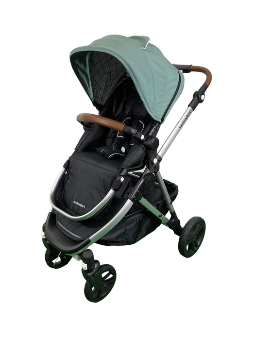Shop Mockingbird Single 2.0 Stroller, 2023, Silver with Penny Leather, Windowpane, Sage at Goodbuygears