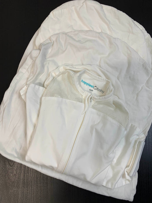 used Happiest Baby SNOO Sack and Fitted Sheets