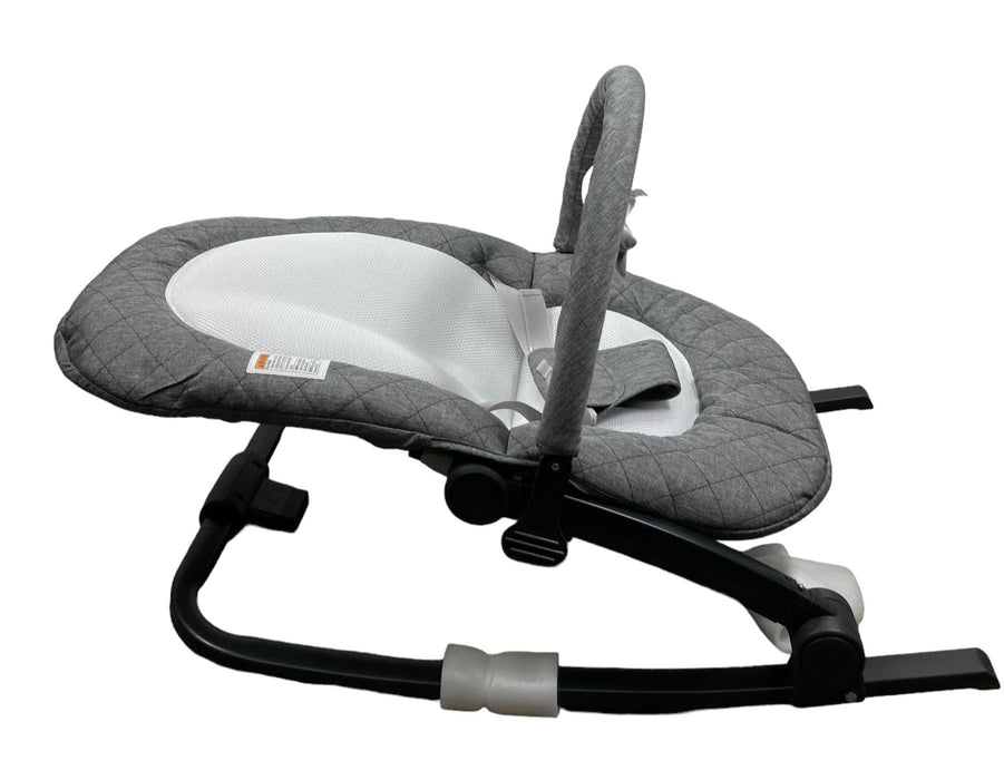 Shop Baby Delight Go with Me Aura Deluxe Portable Rocker & Bouncer, Quilted Charcoal Tweed at Goodbuygears