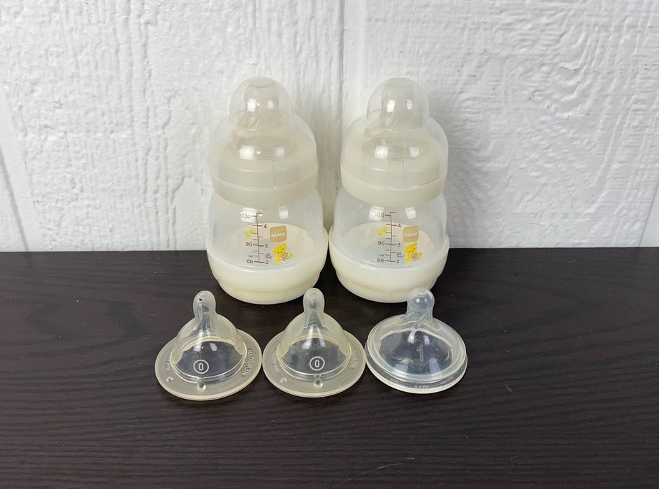 used BUNDLE MAM Baby Bottles