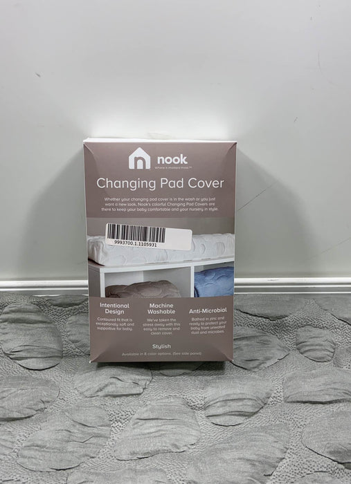 secondhand Nook Pebble Changing Pad Cover, Misty - HIDDEN NEEDS PHOTOS