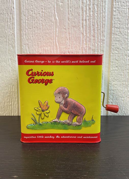 secondhand Schylling Curious George Jack In The Box