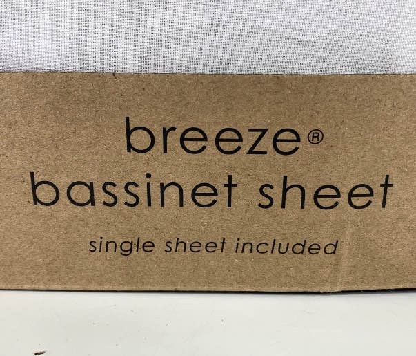 Shop 4moms Breeze Bassinet Sheet, Single, White Crosshatch at Goodbuygears