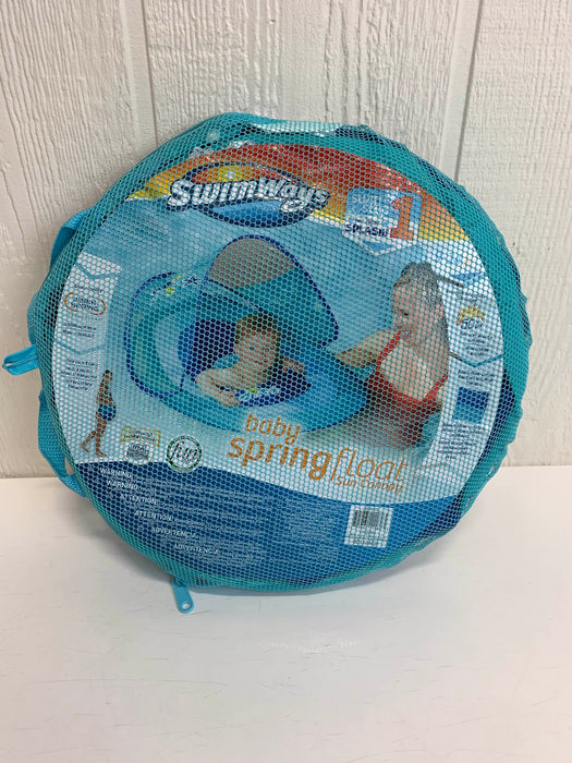 used SwimWays Baby Spring Float with Sun Canopy