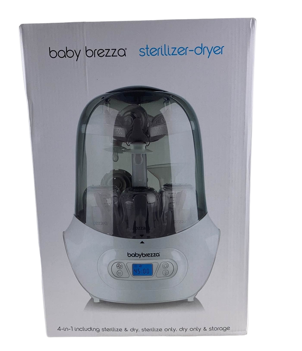 Shop Baby Brezza One Step Baby Bottle Sanitizer and Dryer (Steam Sterilizer), White on White at Goodbuygears