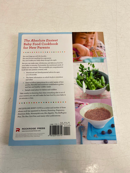 secondhand Rockridge Press Fast and Fresh Baby Food Cookbook