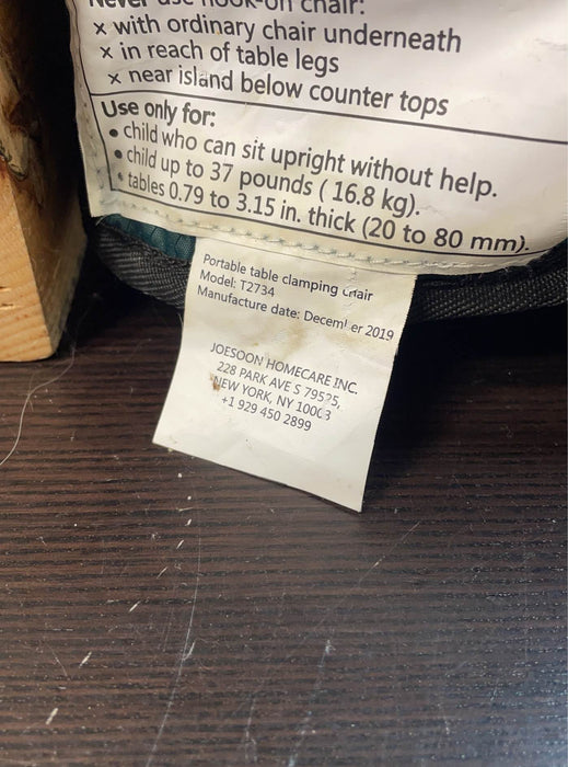 used Toogel Hook on High Chair