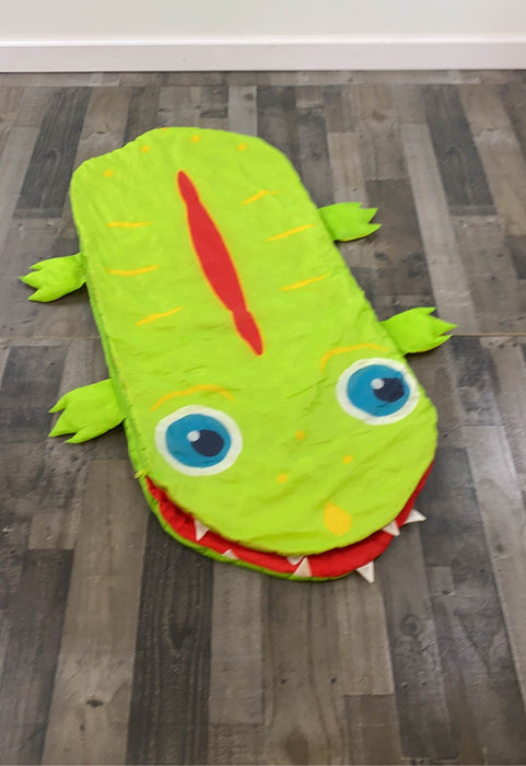 secondhand Melissa & Doug Augie Alligator Sleeping Bag