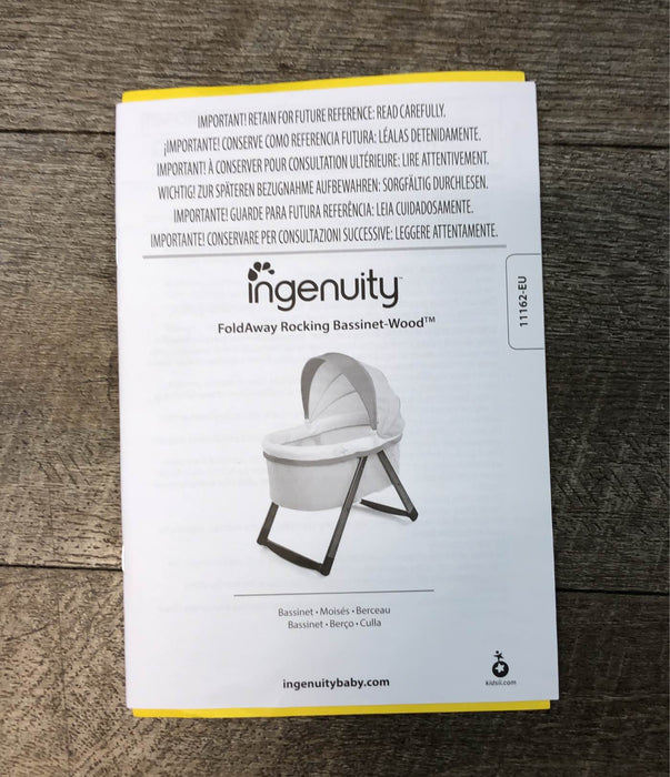 Shop Ingenuity Foldaway Rocking Wood Bassinet at Goodbuygears