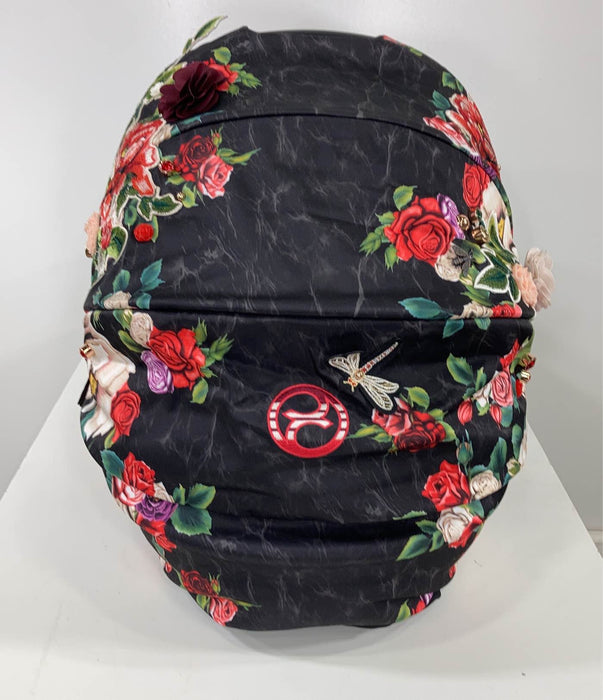 Shop Cybex MIOS LUX Carry Cot, Black Spring Blossom at Goodbuygears