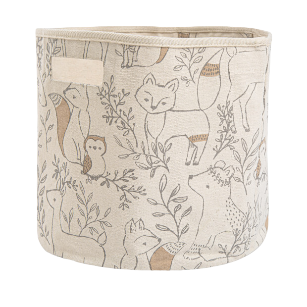 Shop Crane Baby Cotton Canvas Storage Bin, Ezra at Goodbuygears