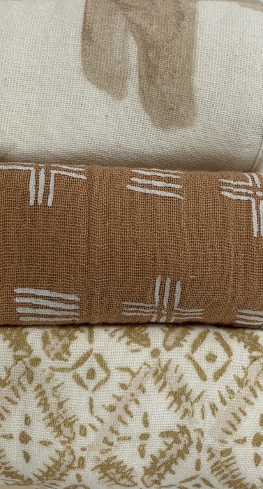 Shop Crane Baby Cotton Muslin Burp Cloth Set, Kendi at Goodbuygears