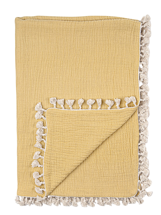 Shop Crane Baby 6 Layer Muslin Blanket, Ochre at Goodbuygears