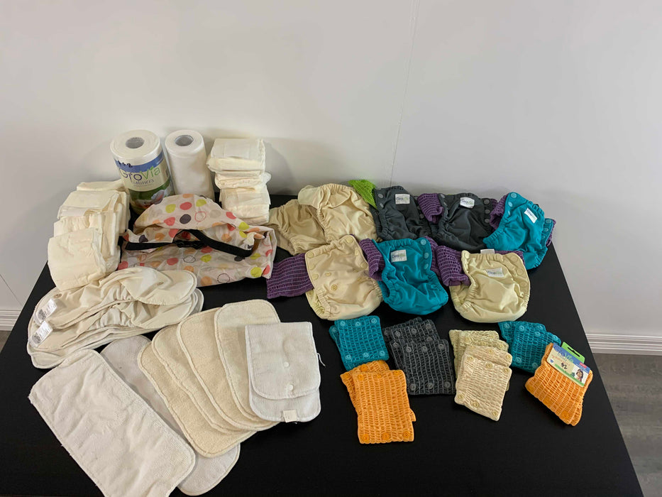 used BUNDLE Cloth Diaper Accessories
