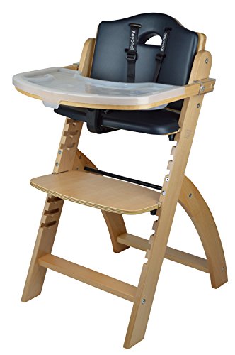 Shop Abiie Beyond Junior Y Wooden High Chair, Natural/Black Pearl at Goodbuygears