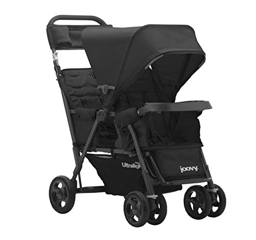 Shop Joovy Caboose Too Ultralight Graphite Sit And Stand Double Stroller, Black, 2021 at Goodbuygears