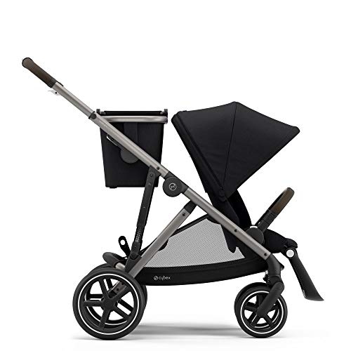 Shop Cybex Gazelle S Modular Stroller, 2023, Taupe Frame, Moon Black at Goodbuygears