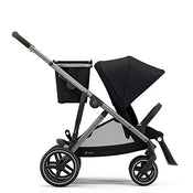 Shop Cybex Gazelle S Modular Stroller, 2023, Taupe Frame, Moon Black at Goodbuygears