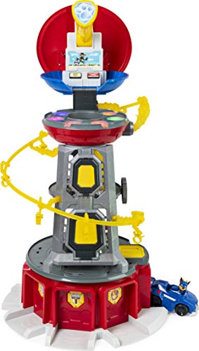 used Paw Patrol Mighty Pups Super PAWs Lookout Tower Playset