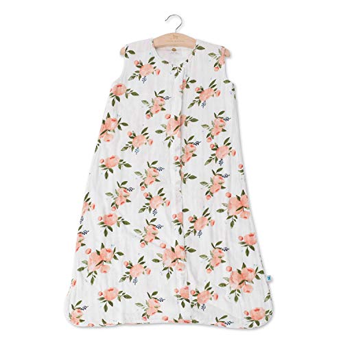 Shop Little Unicorn Cotton Muslin Sleep Bag, Small, Regular, Watercolor Roses at Goodbuygears