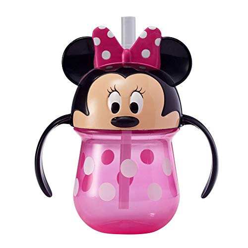 used The First Years Disney Spill-proof Weighted Straw Sippy Cup