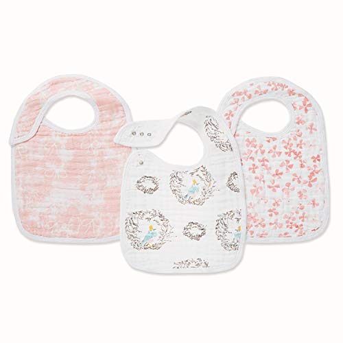 used Aden + Anais Muslin Snap Bibs, 3 Pack, Jungle 