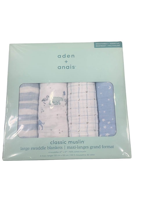 Shop Aden + Anais Cotton Muslin Swaddle, 4pk, Rising Star at Goodbuygears