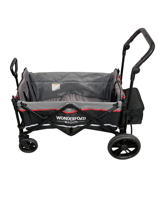 Shop Wonderfold X2 Push + Pull Double Stroller Wagon, 2021, Black at Goodbuygears