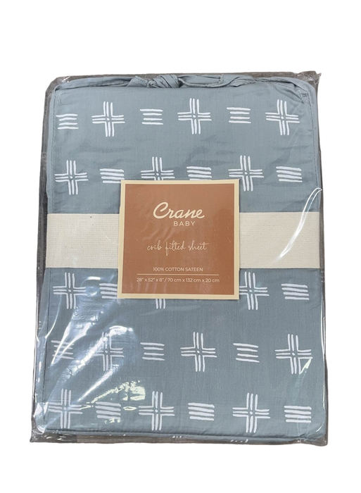 Shop Crane Baby Crib Fitted Sheet, Ezra River Dash at Goodbuygears