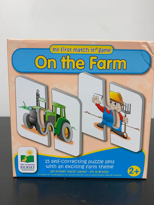 used Learning Journey My First Match It Game - On The Farm
