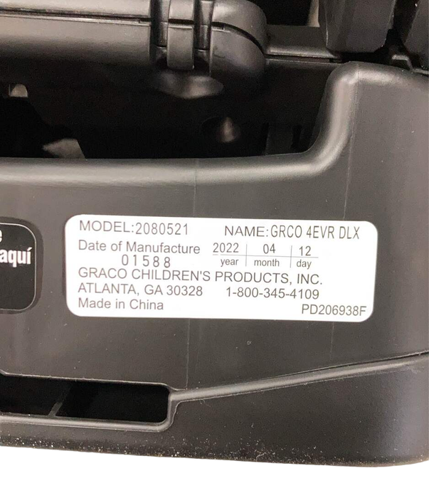 Shop Graco 4Ever DLX 4-in-1 Car Seat, 2022, Bryant at Goodbuygears