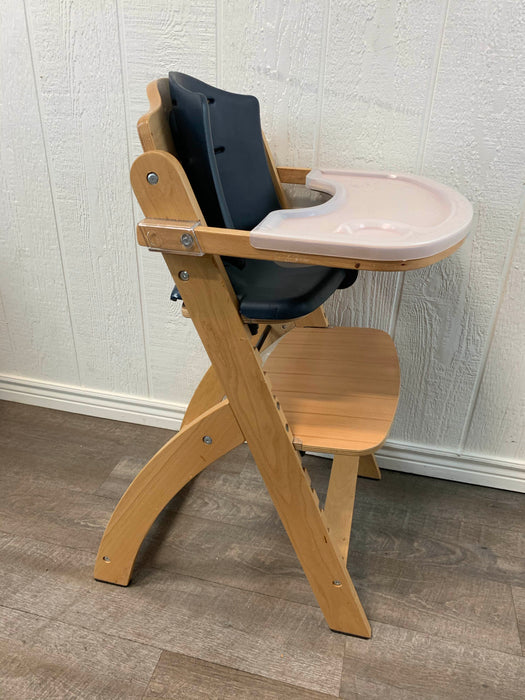 Shop Abiie Beyond Junior Y Wooden High Chair, Natural/Black Pearl at Goodbuygears