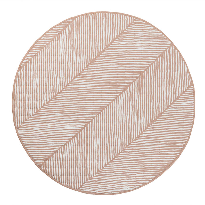 Shop Toddlekind Luxe Organic Cotton Reversible Playmat The Snuggle Mat, Leaves Sea Shell at Goodbuygears