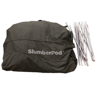 Shop SlumberPod 3.0 Sleep Canopy, Black with Grey Accents at Goodbuygears