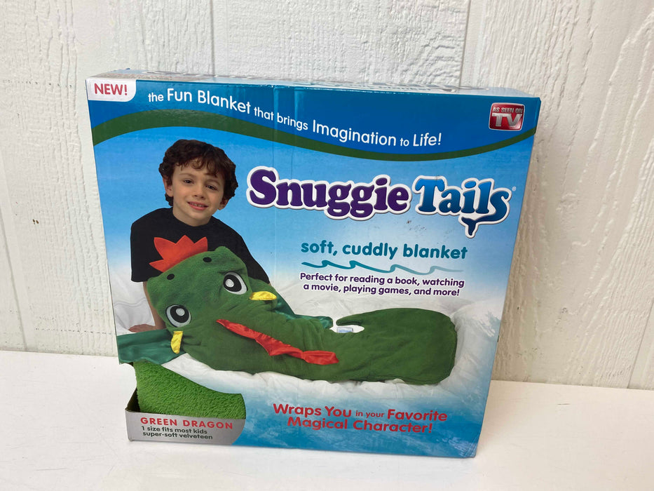 used Snuggie Tails Green Dragon Blanket