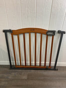 secondhand HomeSafe By Summer Infant Wood And Metal Pressure Mounted Gate