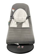 used BabyBjorn Bouncer Balance, Dark Grey/Grey, Black Frame