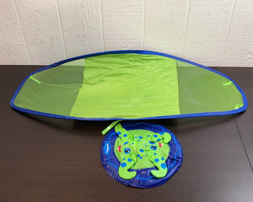 secondhand SwimWays Baby Spring Float with Sun Canopy