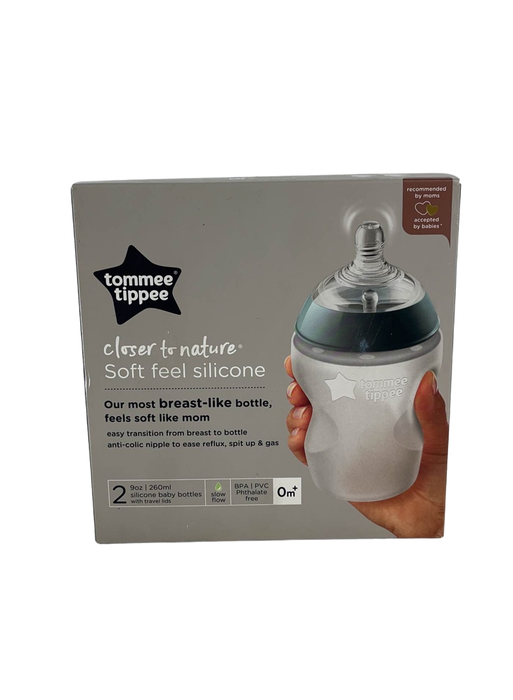 used Tommee Tippee Closer To Nature Baby Bottles, 2 pack 9 Oz