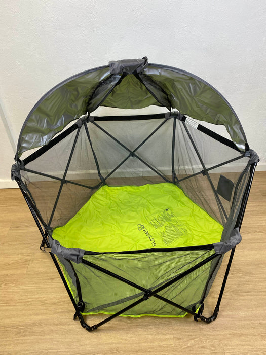 secondhand Summer Infant Pop 'N Play Portable Playard With Canopy