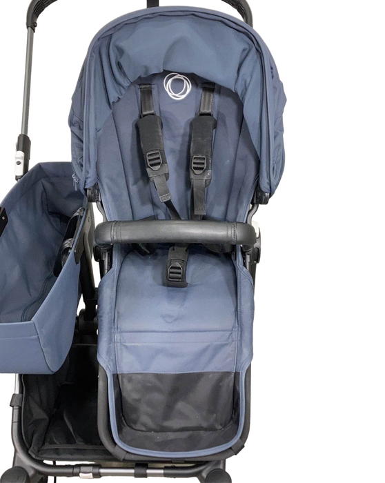 Shop Bugaboo Donkey 5 Mono Stroller, 2022, Graphite, Stormy Blue, Stormy Blue at Goodbuygears