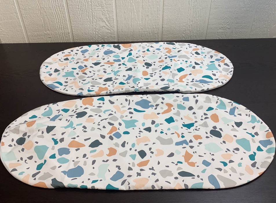 used BUNDLE Bassinet Sheets, For Fisher Price Rock With Me Bassinet