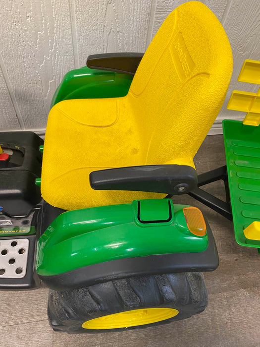 used Peg Perego John Deere Ground Force Tractor with Trailer