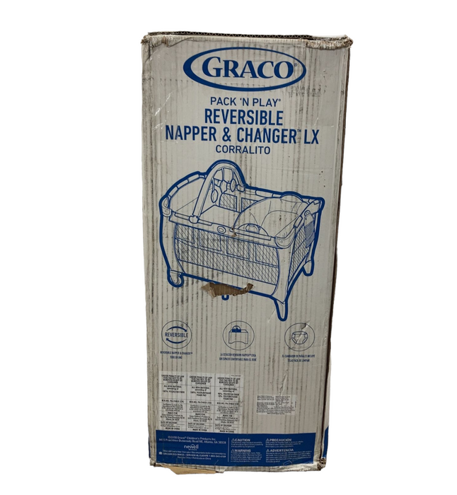Graco Pack 'n Play Playard Reversible Seat & Changer, Basin