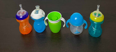 used BUNDLE Sippy Cups