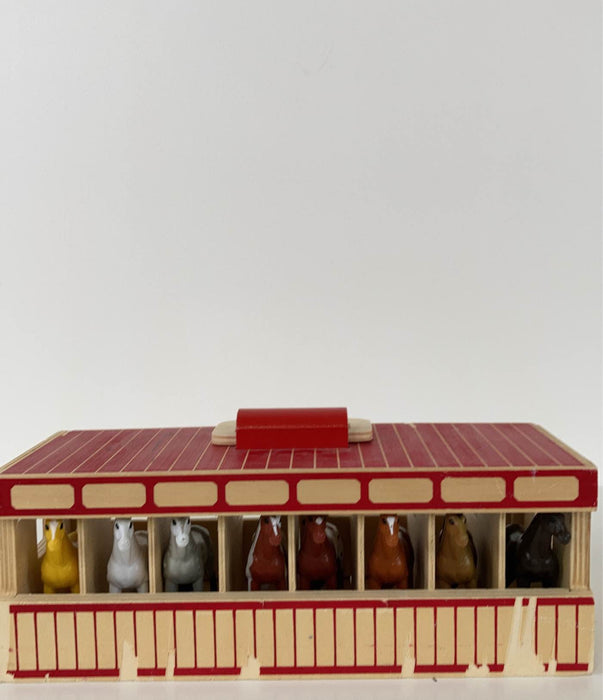 Shop Melissa & Doug Take Along Show Horse Stable Play Set at Goodbuygears