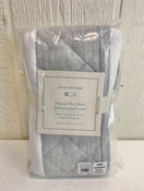 used Pottery Barn Kids Changing Pad Cover, Belgian Flax Linen Gray