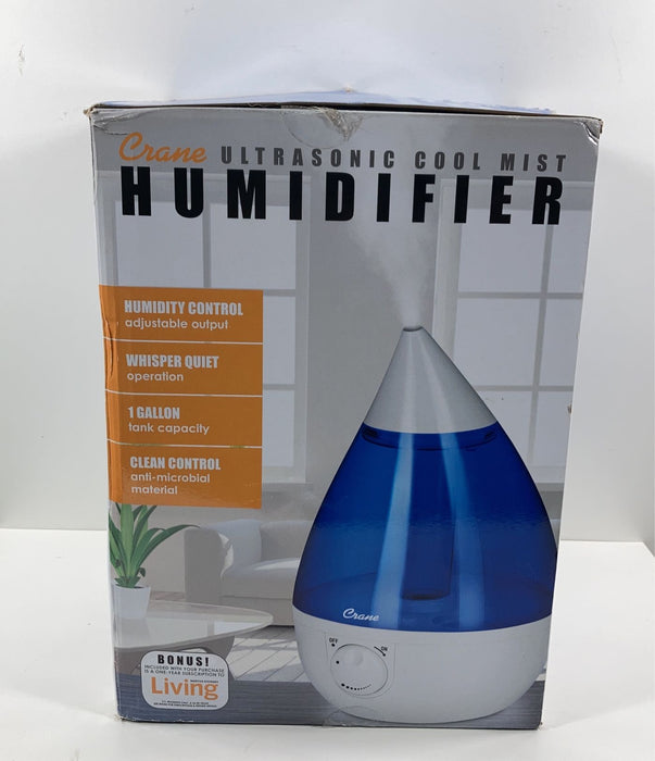 Shop Crane Ultrasonic Cool Mist Humidifier, Blue at Goodbuygears