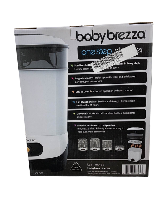 Shop Baby Brezza One-Step Bottle Sterilizer at Goodbuygears